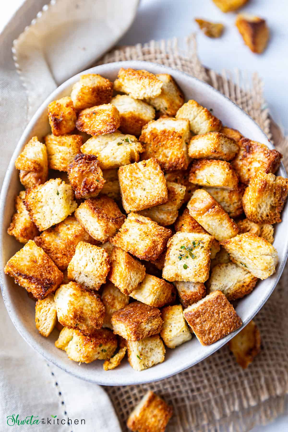 air fryer croutons