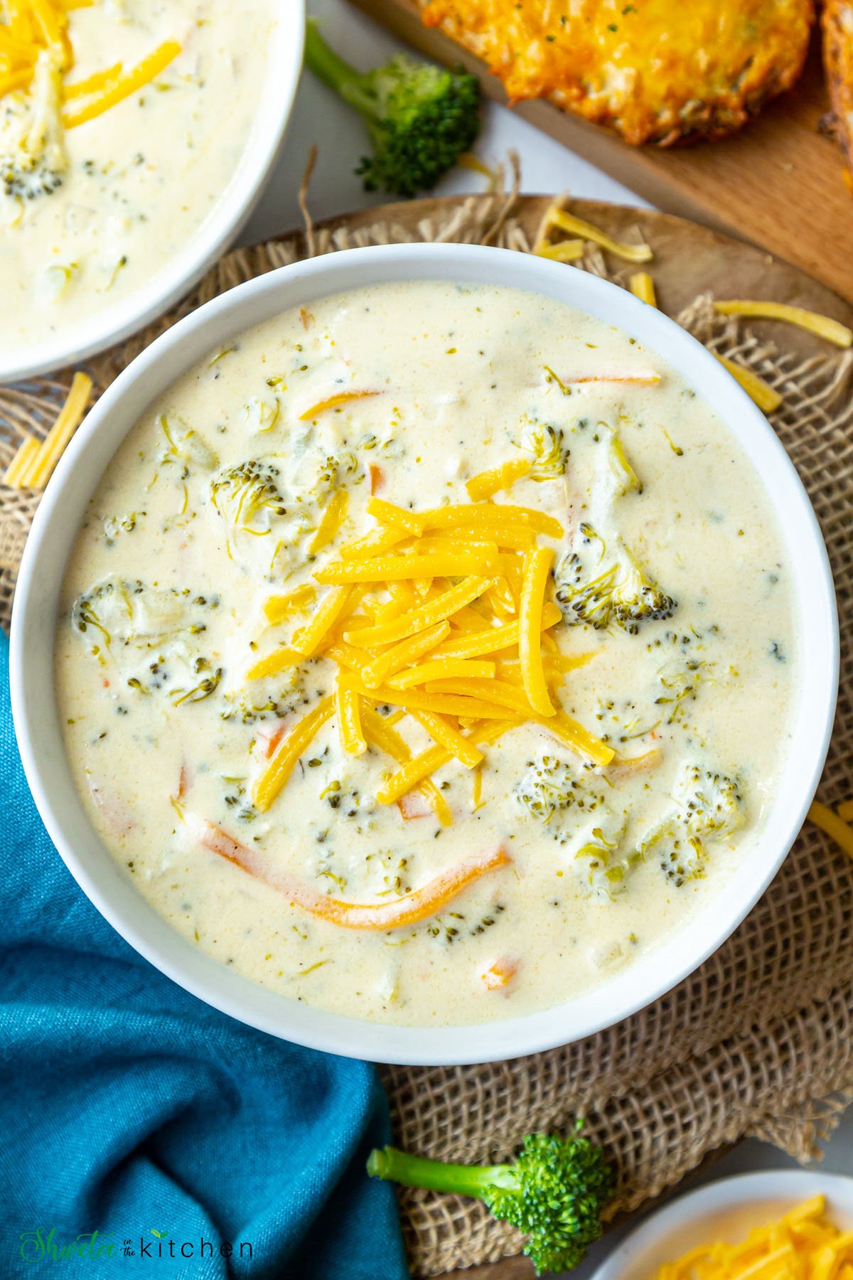 instant pot broccoli cheddar soup